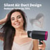 1800 Watt Ionic HairDryer, Blow Dryer with Nozzle for Fast Drying