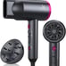 1800 Watt Ionic HairDryer, Blow Dryer with Nozzle for Fast Drying