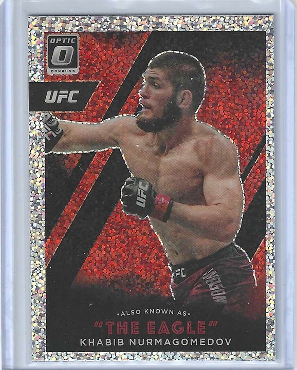 2022 Khabib Nurmagomedov Optic UFC The Eagle White Sparkle