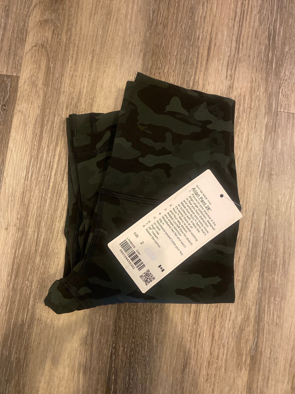 Brand New Lululemon Align Pant 28 Size 2 CAMO