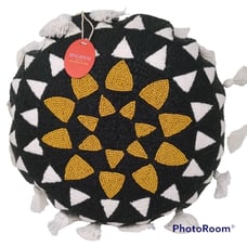 NWT Set of 2 Opalhouse Jungalow Beaded Round Sunburst Throw Pillows