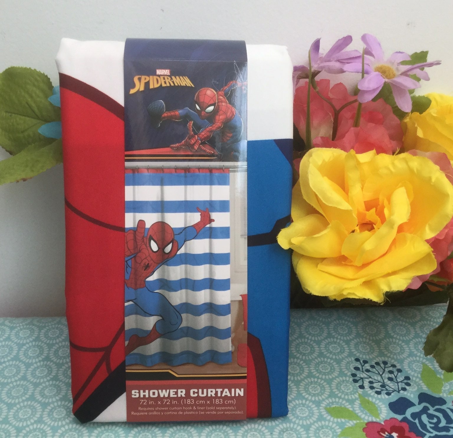 Shower curtain/ Spiderman Shower Curtain