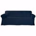 Designer Twill Sofa Slipcover Navy