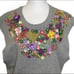 MSGM Floral Embellished Sweatshirt XS