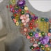 MSGM Floral Embellished Sweatshirt XS