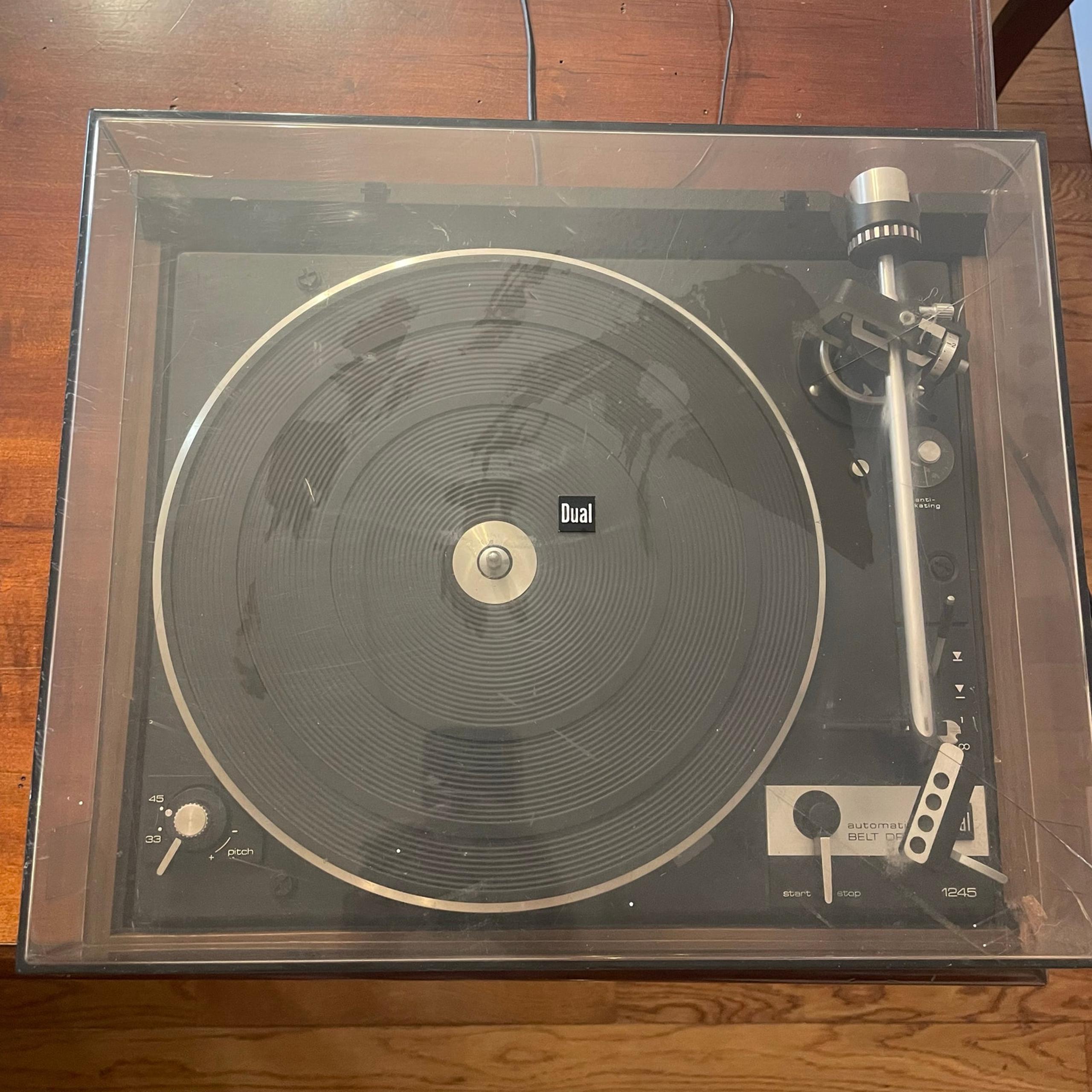 Vintage Dual 1245 Automatic Turntable German Made *Read Record Player Vinyl