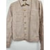 NWOT L’Agence Women’s Celine Linen Jacket Size Small Beige Gold Buttons #1N405