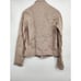 NWOT L’Agence Women’s Celine Linen Jacket Size Small Beige Gold Buttons #1N405
