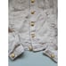 NWOT L’Agence Women’s Celine Linen Jacket Size Small Beige Gold Buttons #1N405