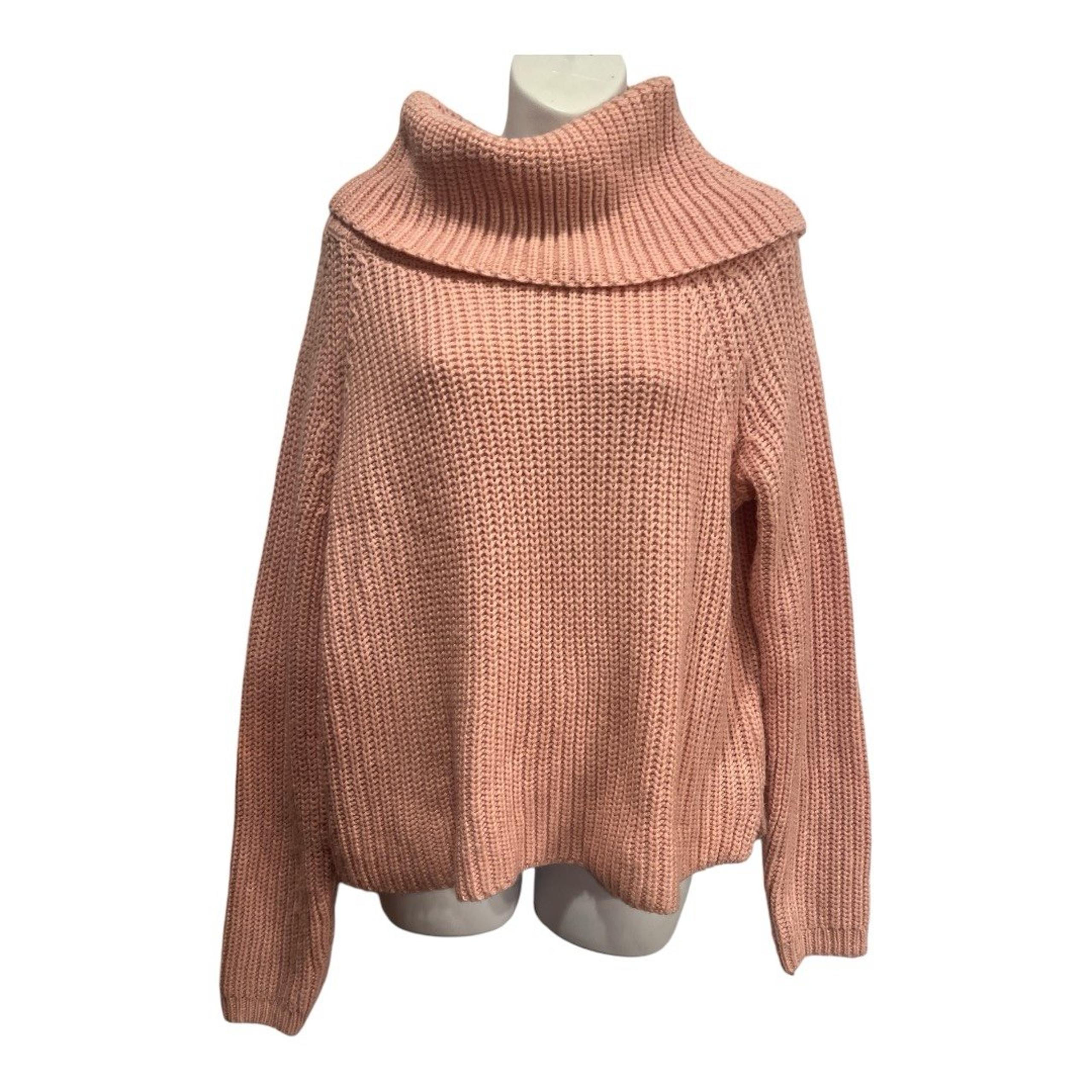 Mossimo Supply Co Turtleneck sweater in peach size large