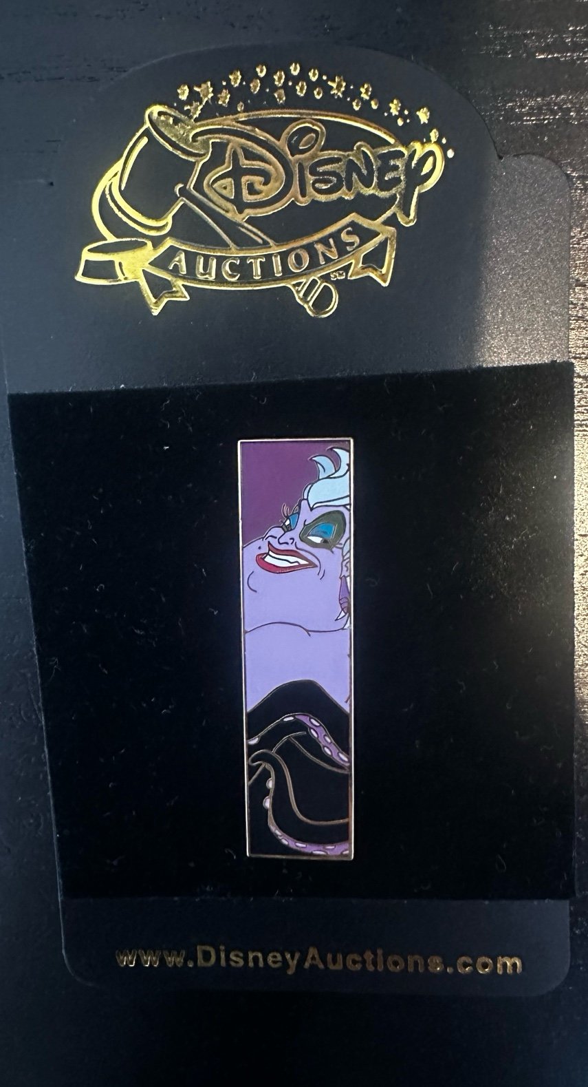 Disney Auctions Pin Ursula Slimline Pin The Little Mermaid Villain LE 500