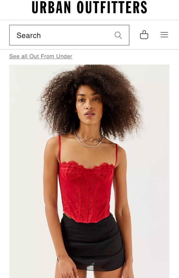 Urban Outfitters Mondern love corset