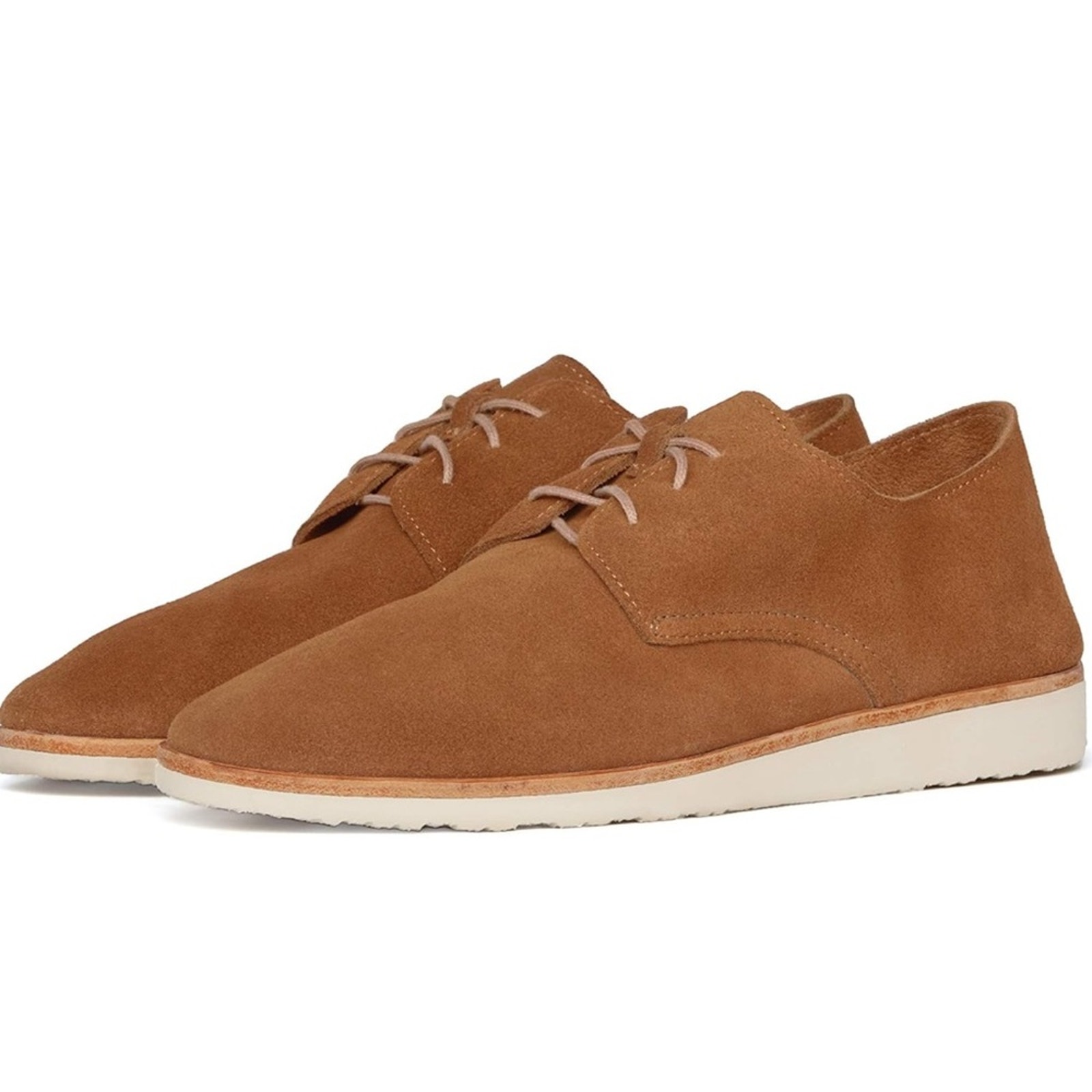 Nisolo Travel Derby Shoe In Tan Size 10.5