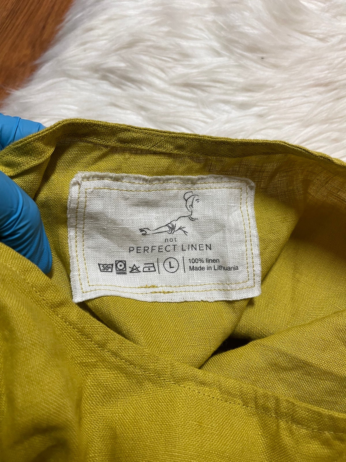 Not Perfect sales Linen Dress
