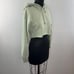 TNA Aritzia Cotton Blend Long Sleeve Rolled Hem Cropped Pullover Hoodie Sz 1