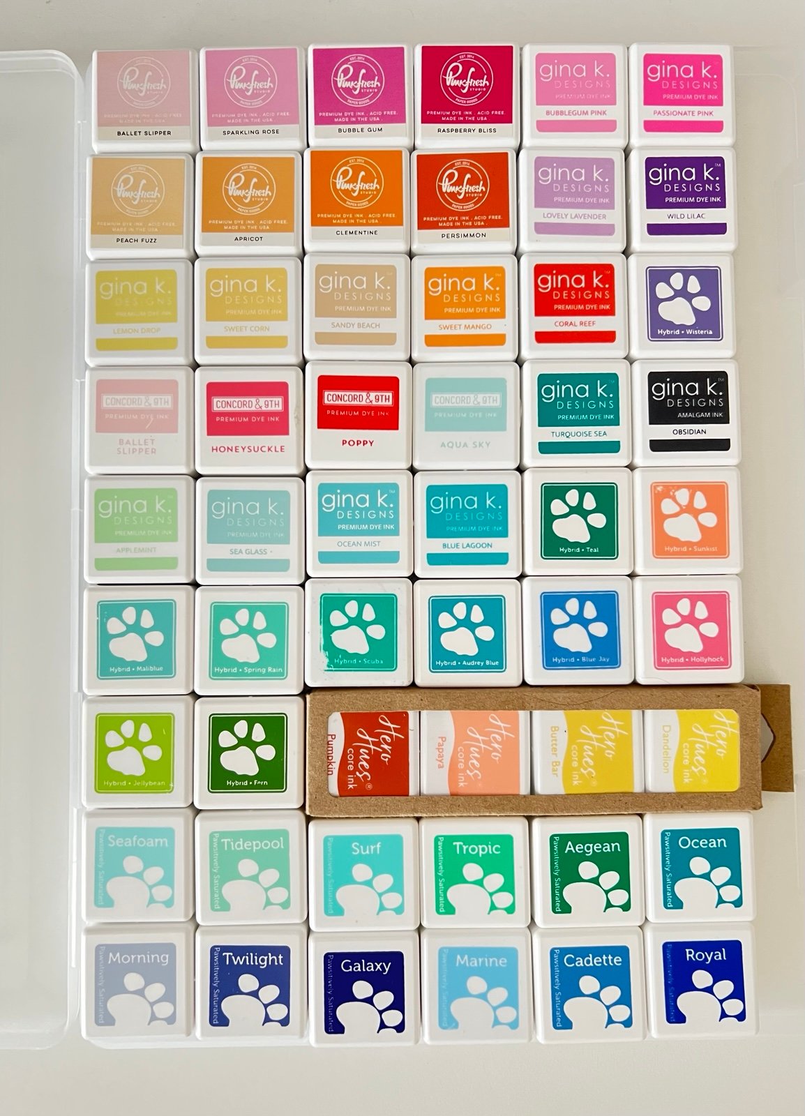 [Set 54] - Pinkfresh Studio/ Gina K/ Simon Says Stamp/ Concord & 9th INK CUBES
