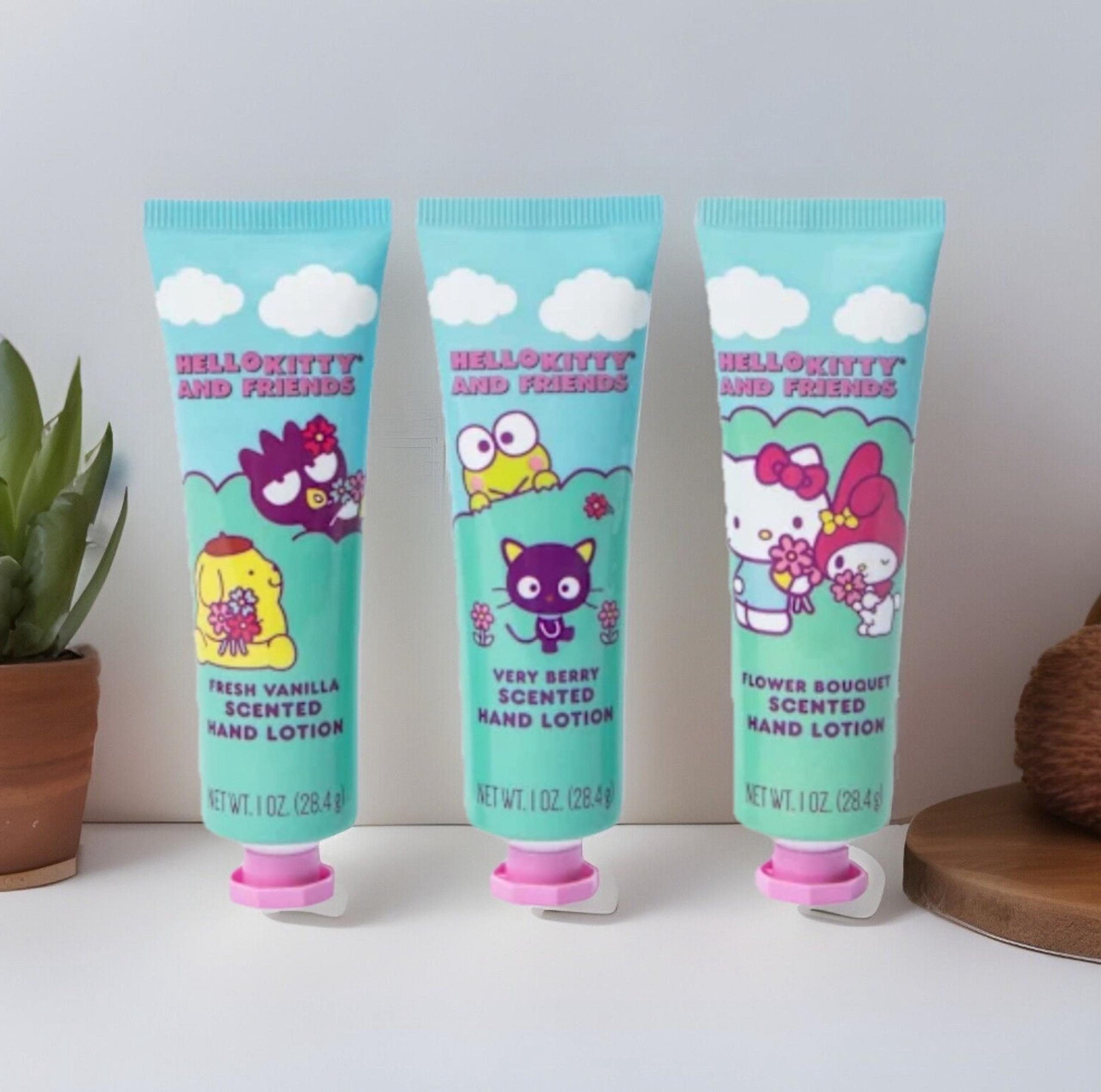 Sanrio and Friends Characters Scented Hand Lotion Set 3-Pack