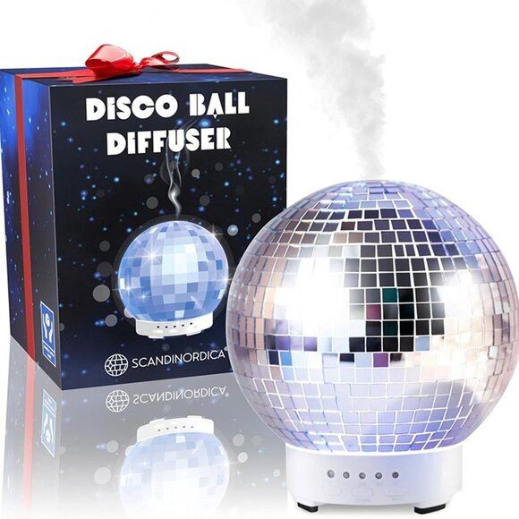 NEW Original Disco Essential Oil Diffuser with Whisper Quiet Operation, 14 Color