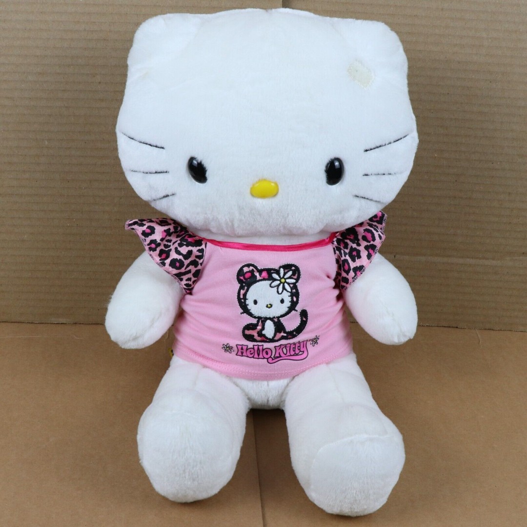 Build A Bear Hello Kitty Plush White 17 Authentic