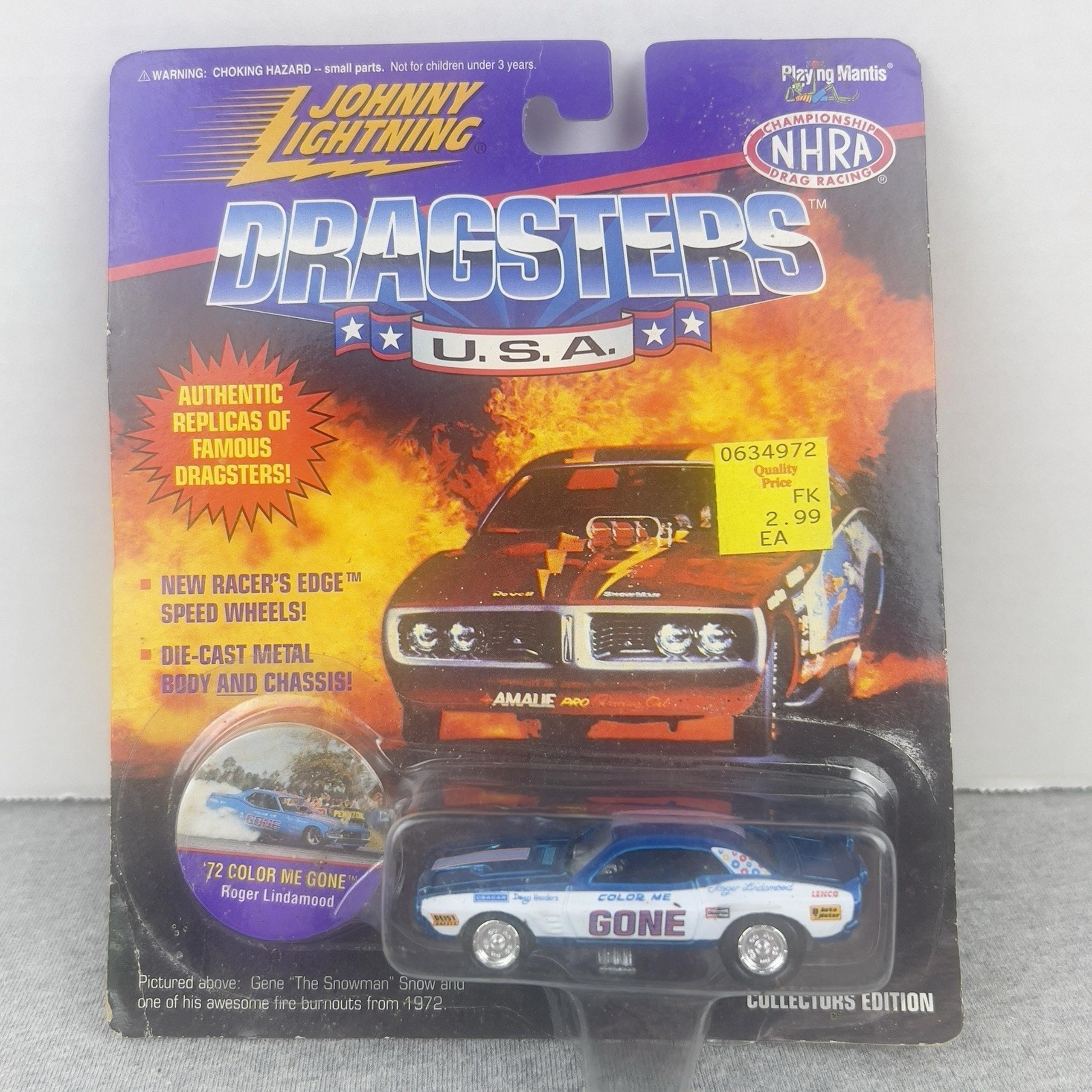 Johnny Lightning Dragsters USA ‘72 Color Me Gone Roger Lindamood Challenger 1995