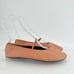Jeffrey Campbell Swan Lake Mary Jane Flats Nude Brown Size 11 Slip On Comfy