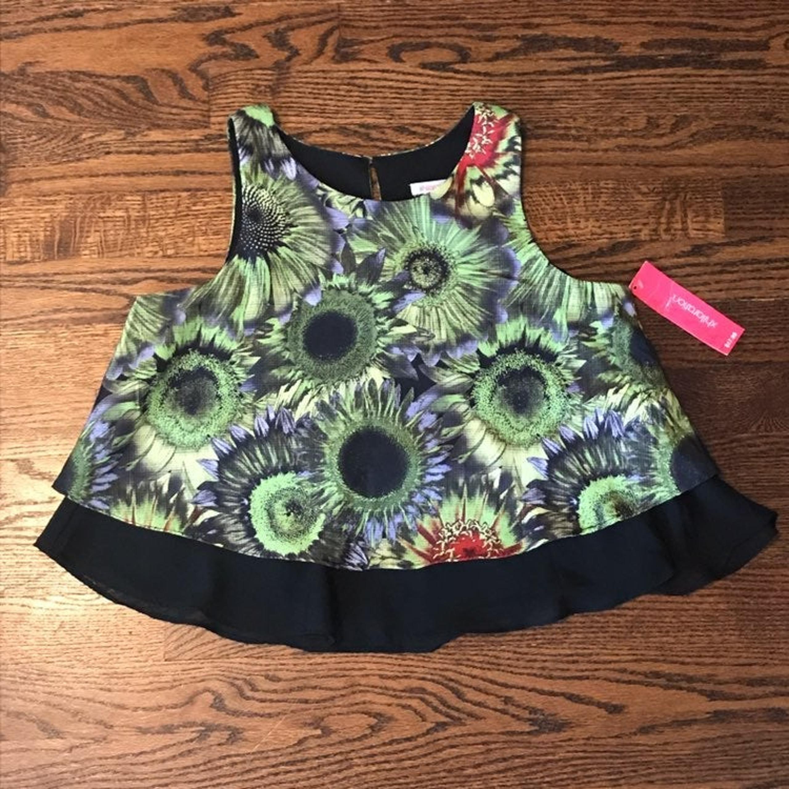 Cropped Sunflower Halter