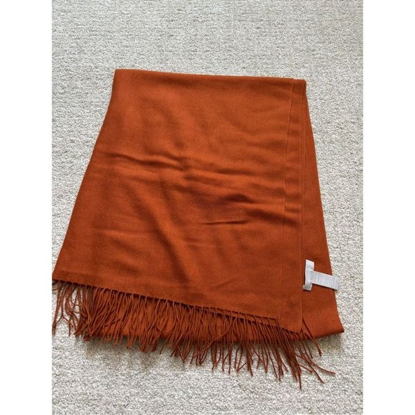 Nordstrom Wool and Cashmere Blend Fringe Scarf
