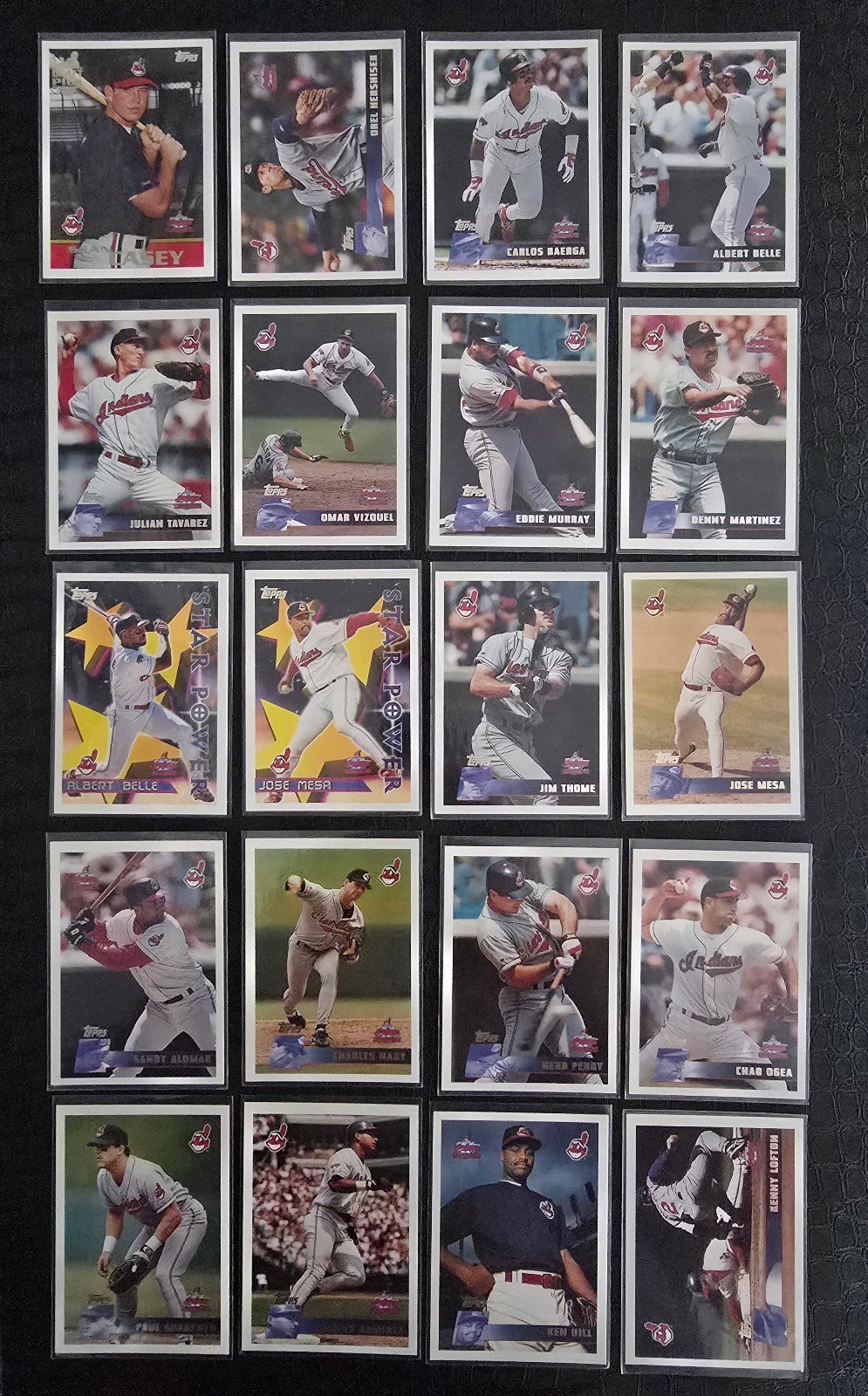 1996 Topps Teams Cleveland Indians Incomplete Set 20/21 Rare Walmart Exclusive
