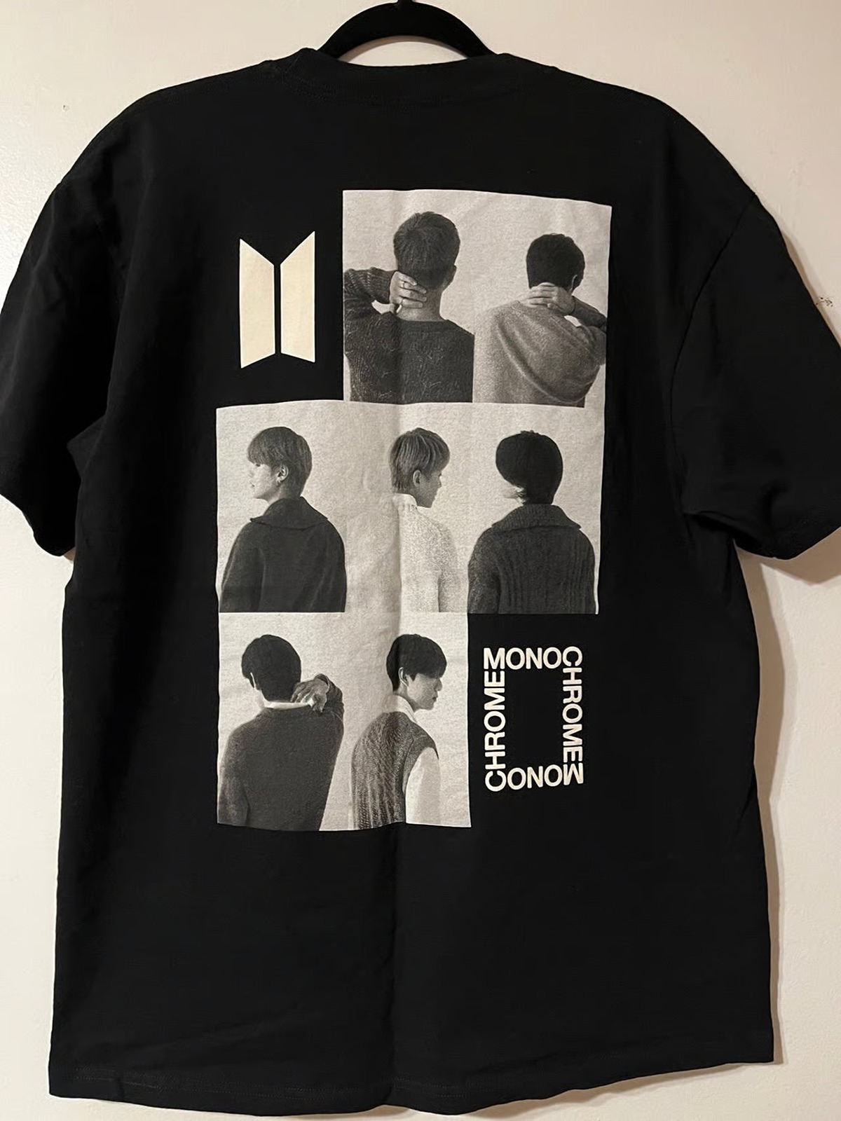 BTS 2024 POP UP MONOCHROME OFFICIAL T Shirt (Black) Size X Large US Exclusive!