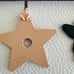 Dior Star, Heart, and Bee Leather charms or tags or Christmas ornaments