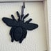Dior Star, Heart, and Bee Leather charms or tags or Christmas ornaments