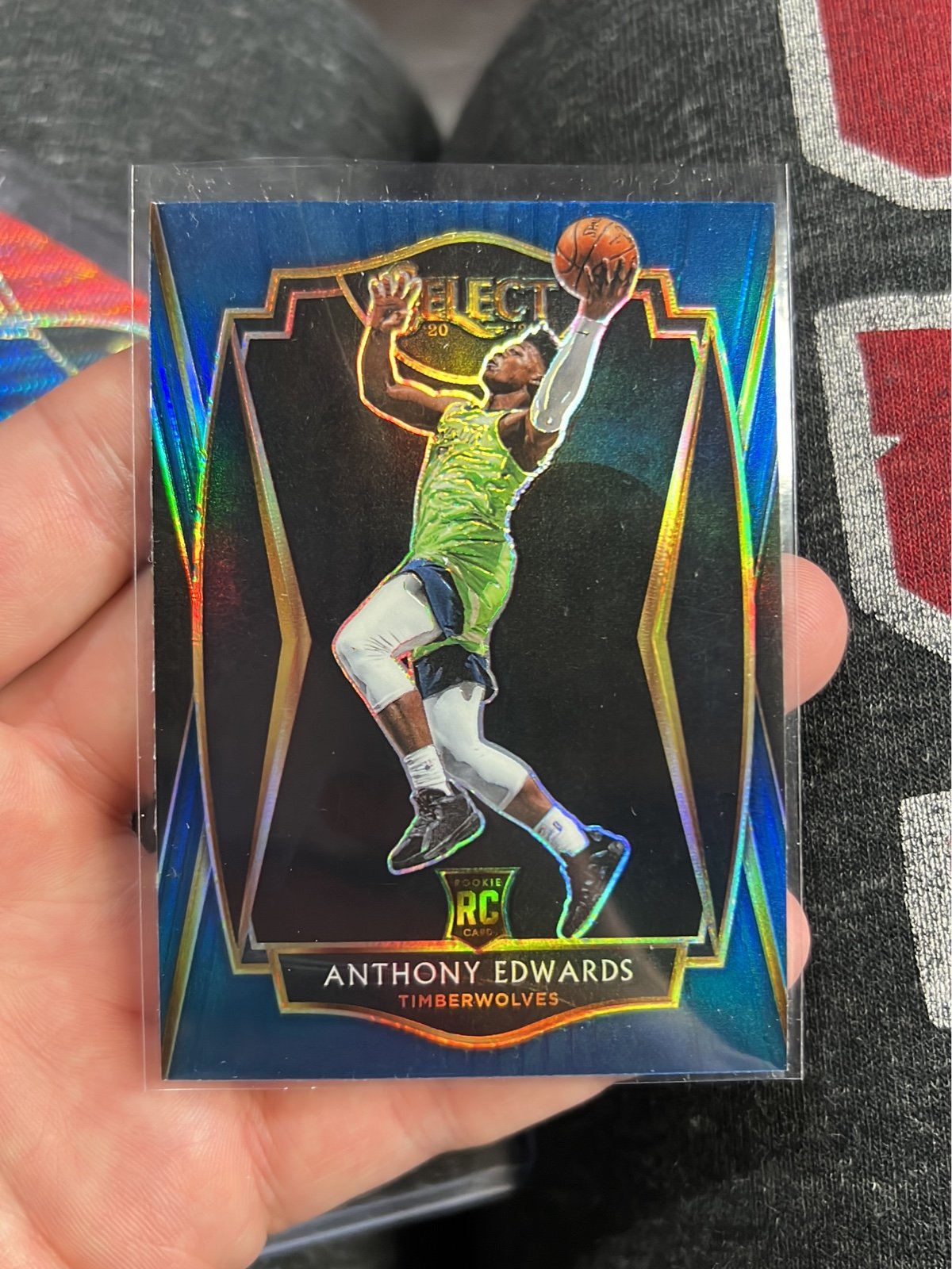 Anthony Edwards Rookie Card. Holo Prizm
