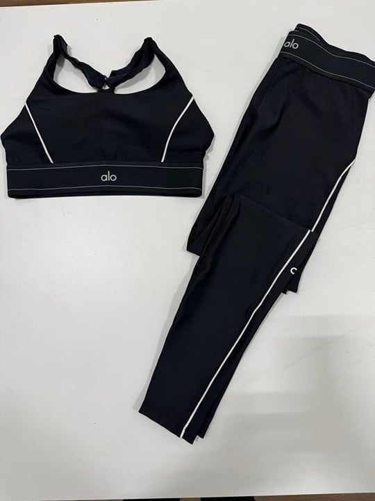 Alo Leggings Set Black Size M