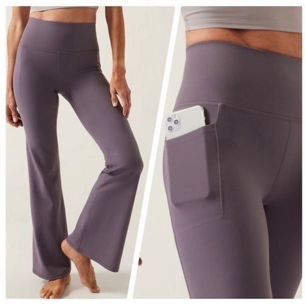 Athleta Salutation Stash Flare Pant Size M Medium