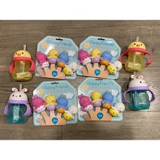 NWT Easter basket fillers Munchkin sippy cups and finger puppets bundle