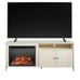 Modern TV Stand with Electric Fireplace for 65” TVs