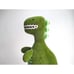 Organic dinosaur, stuffed dinosaur toy, T-rex stuffed toy, plush dinosaur