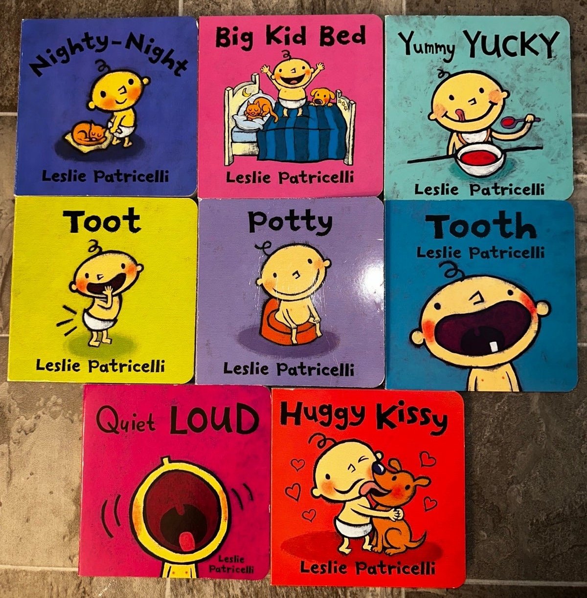 Leslie Patricelli Toddler 8 Book Set