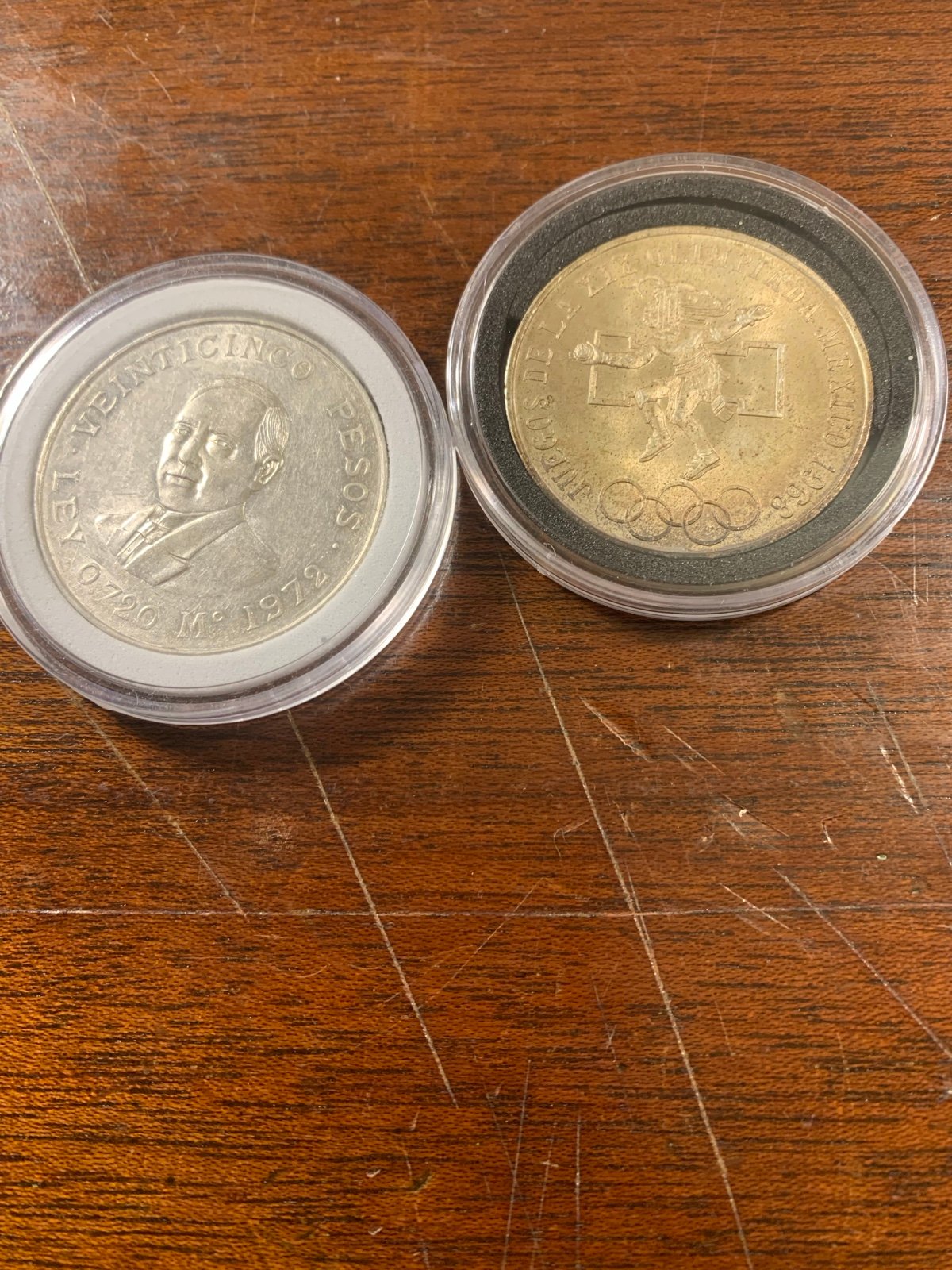 Mexican silver 25 pesos coins lot