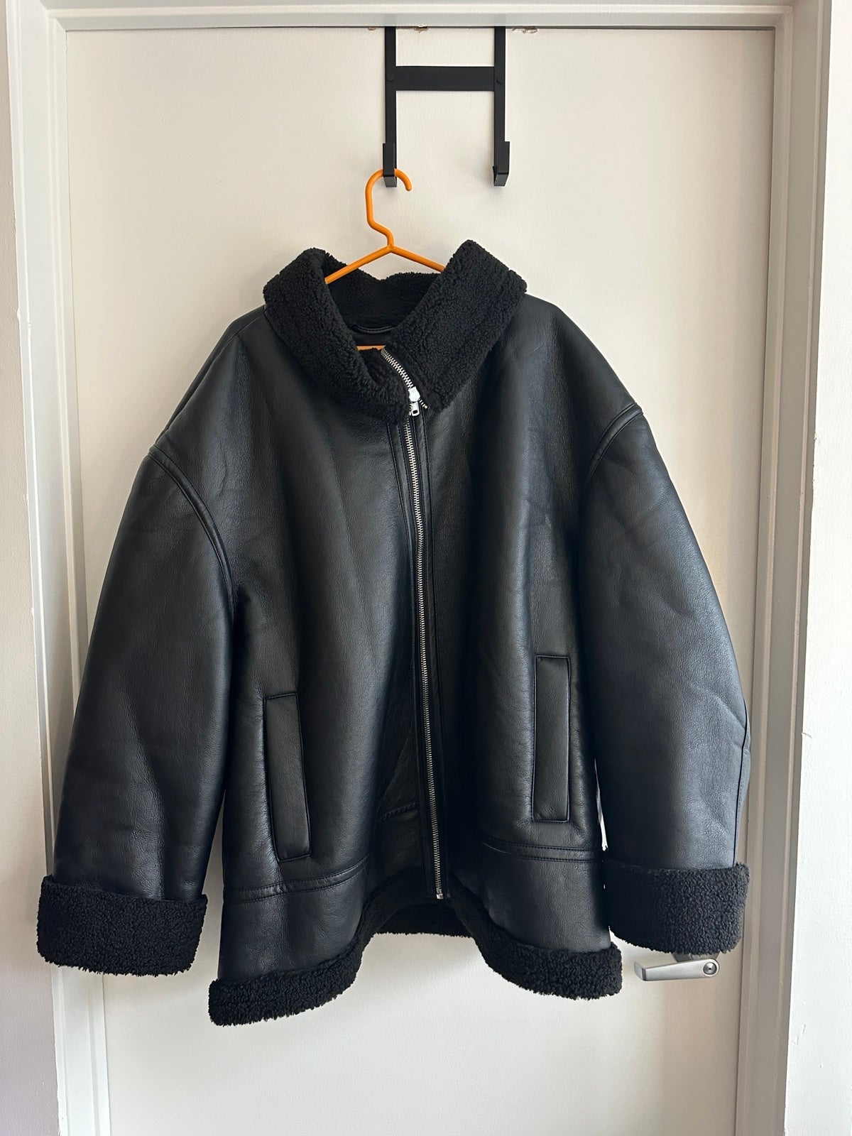 Faux Shearling Jacket Plus Size