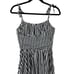 M.D.S Stripes Charlotte Cami Midi Nautical Navy and White Striped Dress Size 0