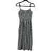 M.D.S Stripes Charlotte Cami Midi Nautical Navy and White Striped Dress Size 0