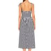 M.D.S Stripes Charlotte Cami Midi Nautical Navy and White Striped Dress Size 0