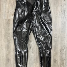 Spanx patent leather leggings