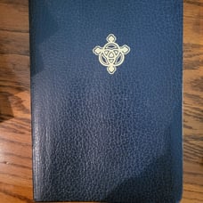 1985 Holy Bible KJV Red Letter Giant Print Bible Studies Stampley Black Bonded