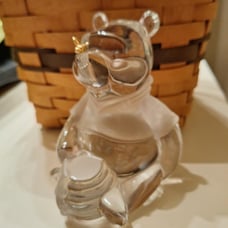 German Crystal Winnie the Pooh Disney Sculpture