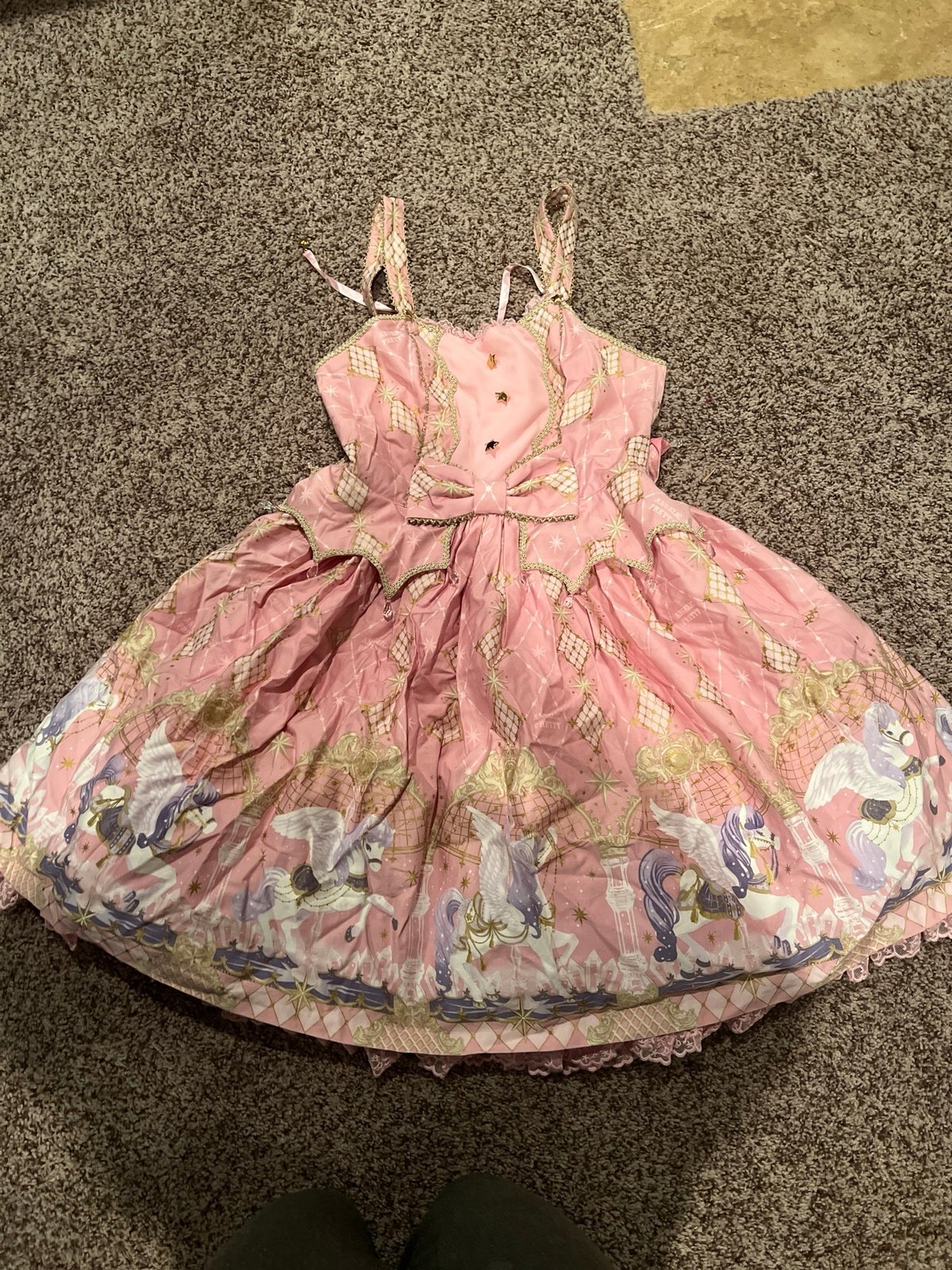 Angelic pretty crystal dream carnival non tiered JSK in pink