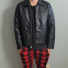 Docker’s Mens Sz L Black Faux Leather Jacket