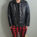 Docker’s Mens Sz L Black Faux Leather Jacket