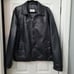 Docker’s Mens Sz L Black Faux Leather Jacket